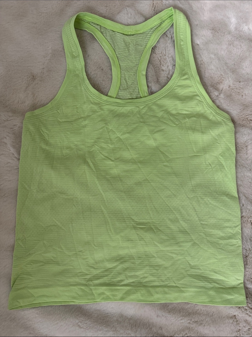 lululemon athletica Neon Lime Racerback Tank